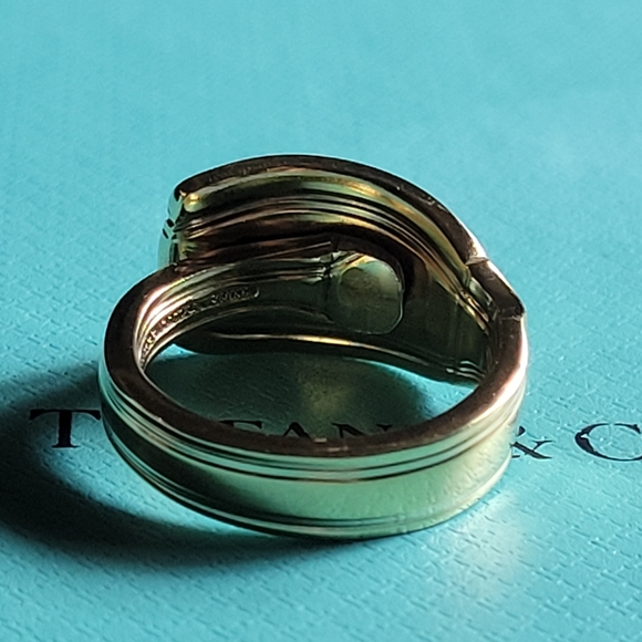 1929 Tiffany & Company Castilian Spoon Ring in Gold Vermeil #82 - Picture 4 of 10